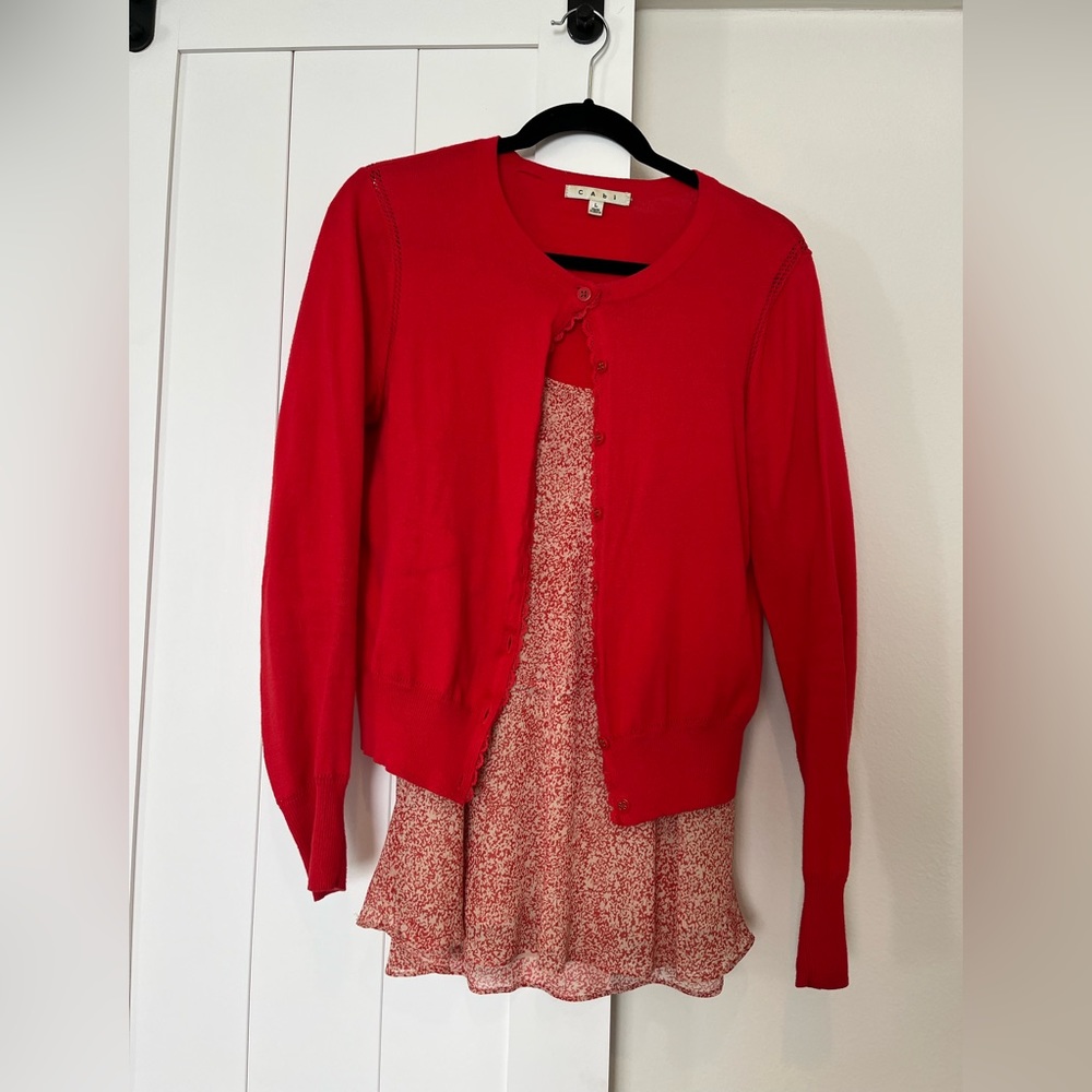 CAbi sweater/tank set